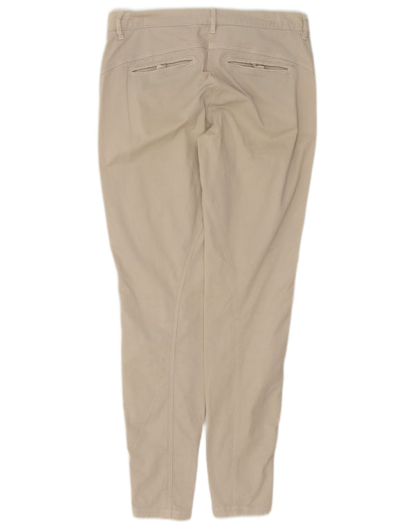 Trussardi Damen Skinny Chino-Hose IT 42 Medium W28 L29 Beige