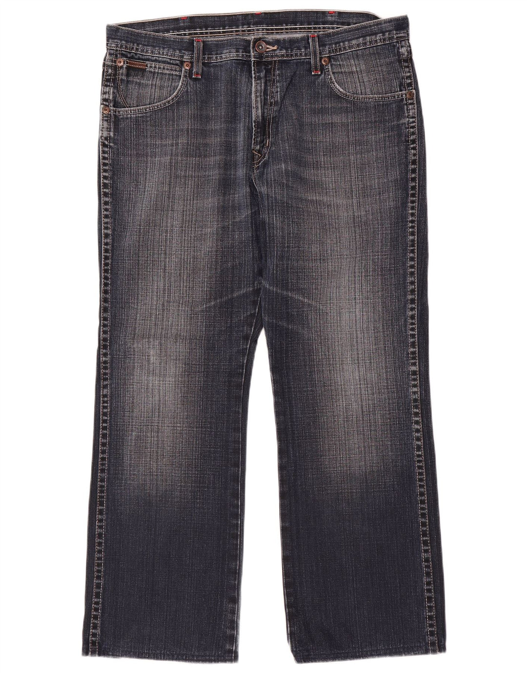 Wrangler Mens Roxboro Straight Jeans W36 L30 Blue Cotton