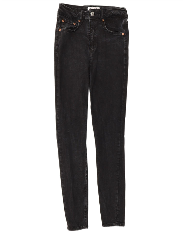 ZARA Womens Skinny Jeans Small W26 L27 Black