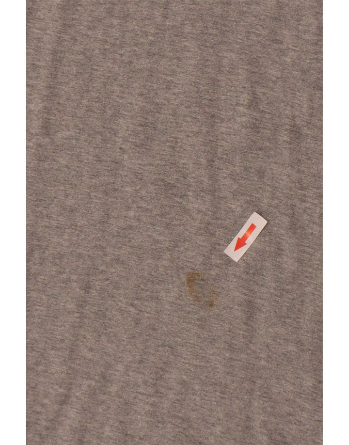Nike T-shirt top til mænd XL Grå flækket bomuld