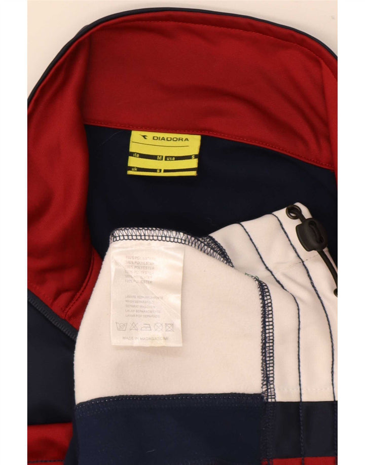 Diadora Hombre Chándal Top Jacket Small Multicolor Colorblock Poliéster