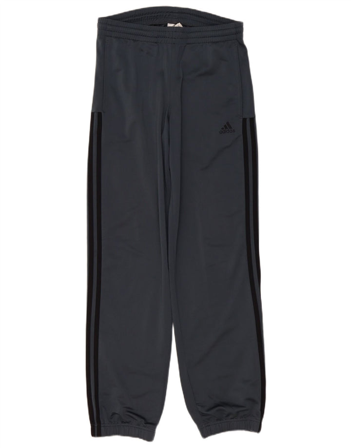 Adidas Mens Tracksuit Trousers Joggers UK 36/38 Small  Grey Polyester
