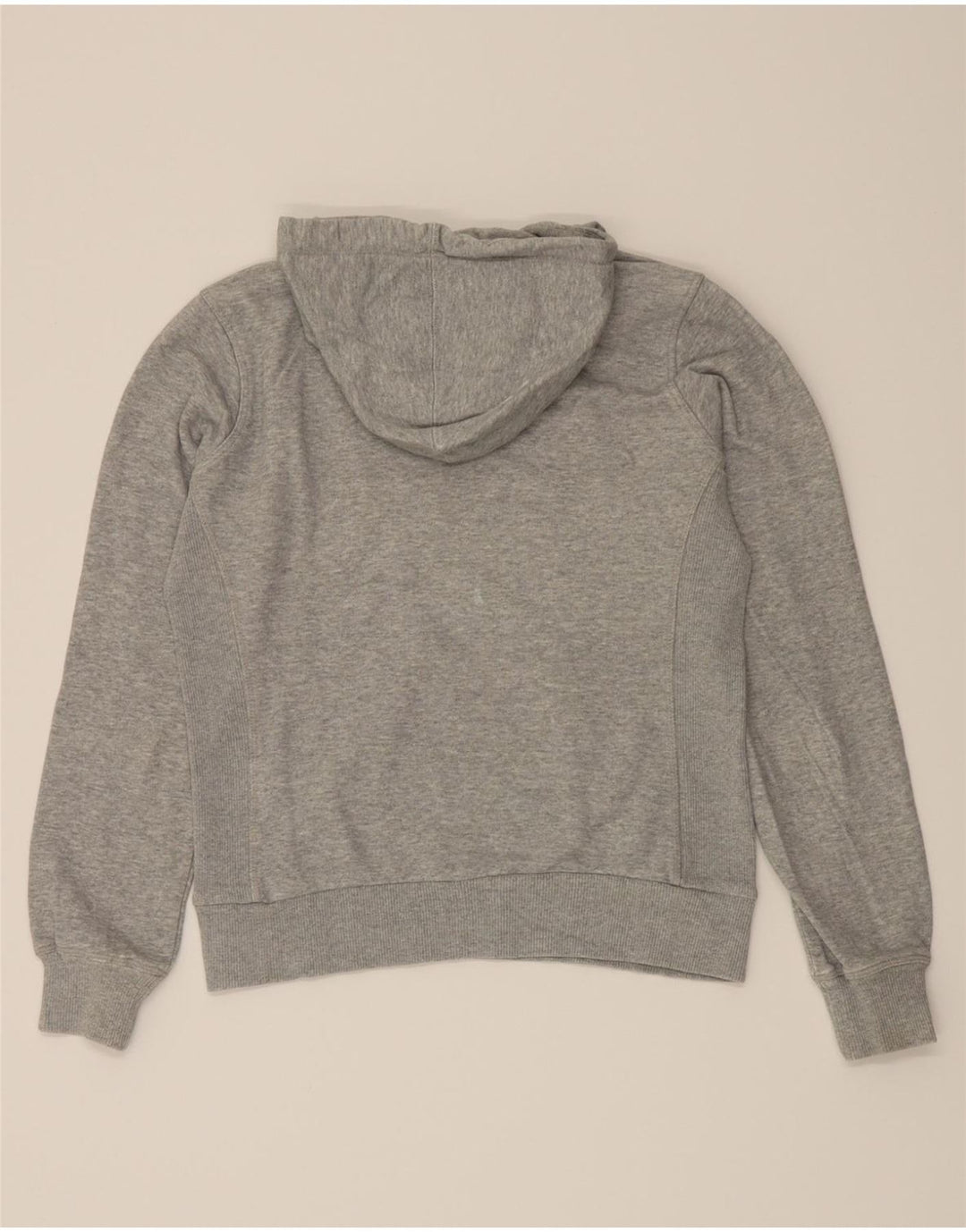 CHAMPION Womens Heritage Classics Graphic Hoodie Jumper UK 14 Medium Grey Vintage Champion and Second-Hand Champion from Messina Hembry 