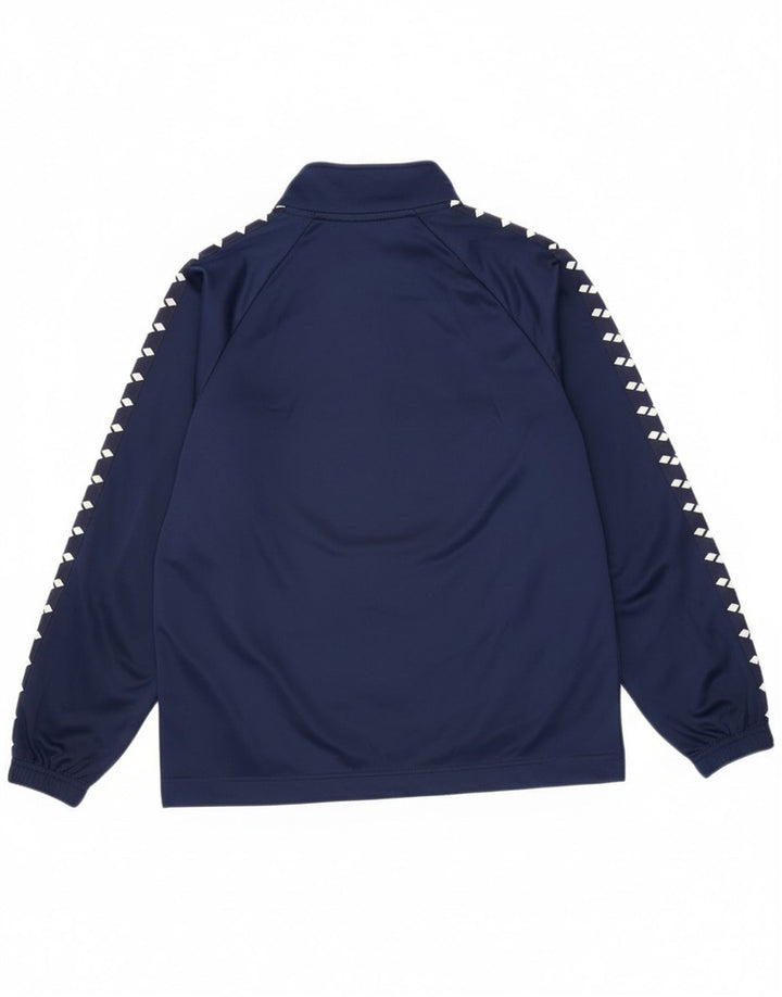 Arena Mens Graphic Tracksuit Top Jacket Small Navy Blue
