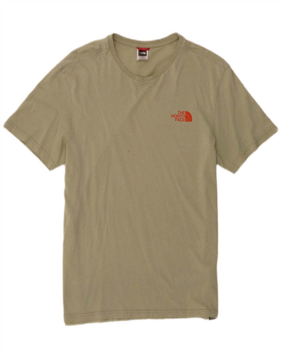 The North Face Herren-T-Shirt-Oberteil aus mittlerer Khaki-Baumwolle