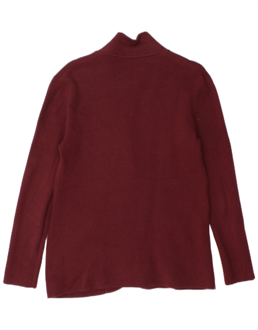 J. Crew Womens 2 Button Blazer Jacket UK 10 Small Burgundy Cotton