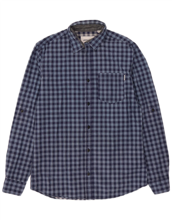 Jack & Jones Cămașă Slim Fit pentru bărbați Medium Blue Gingham