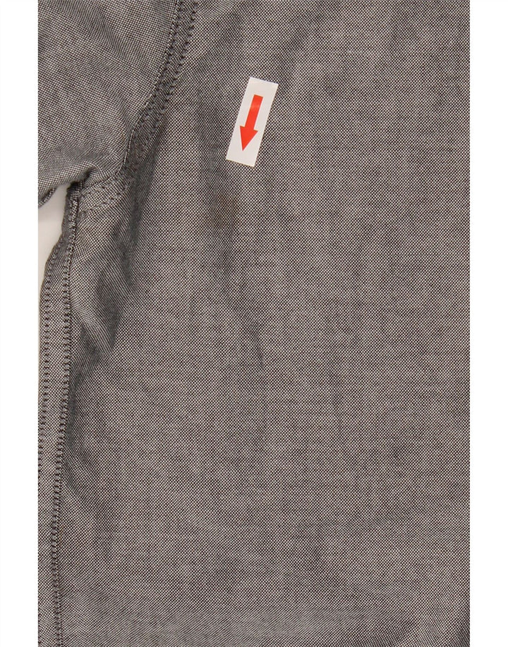Jack & Jones Mens Slim Fit Shirt XL Grey Cotton