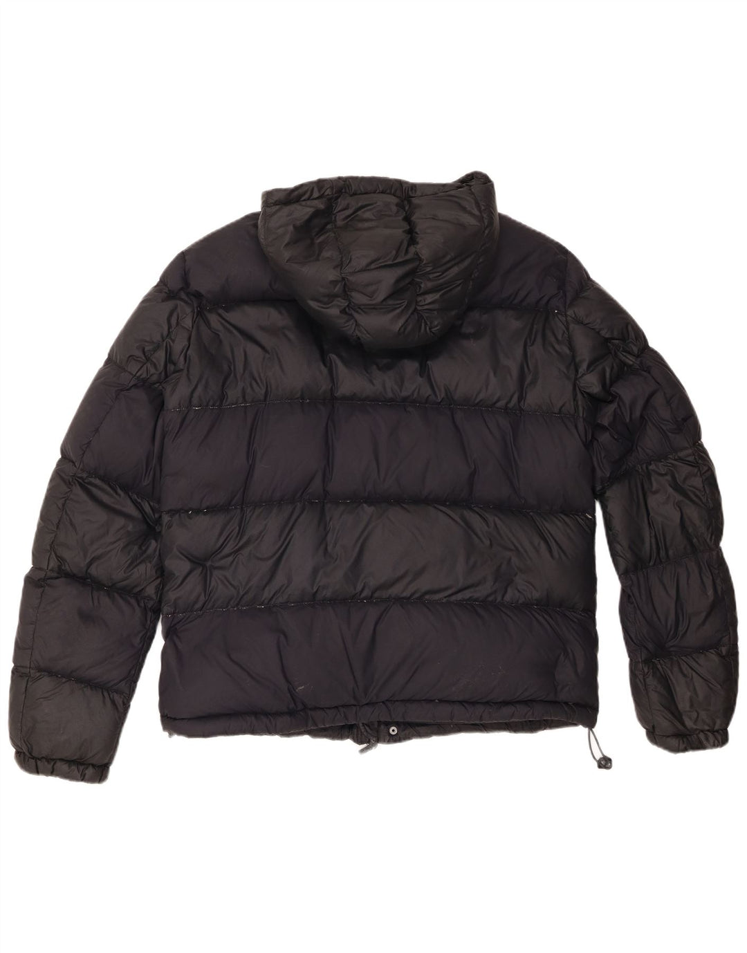 Armani Jeans Mens Hooded Padded Jacket EU 54 XL Black Polyamide