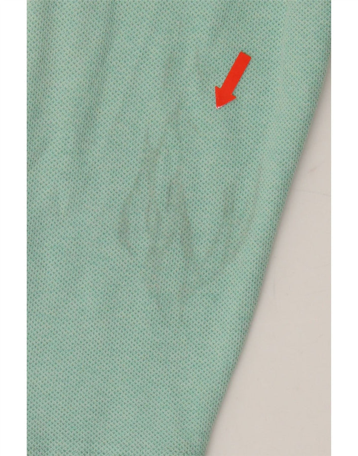 IZOD Womens Zip Neck Sweatshirt Jumper UK 18 XL Green Cotton Vintage Izod and Second-Hand Izod from Messina Hembry 