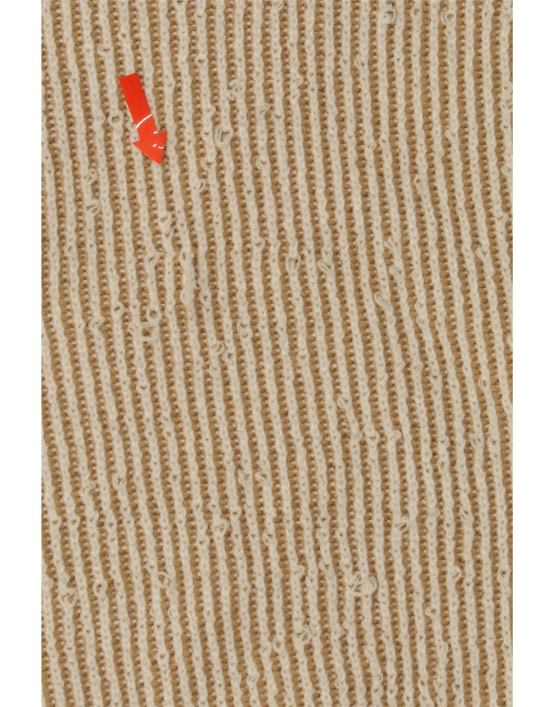 ZARA Womens Boat Neck Jumper Sweater UK 16 Large Beige Polyester Vintage Zara and Second-Hand Zara from Messina Hembry 