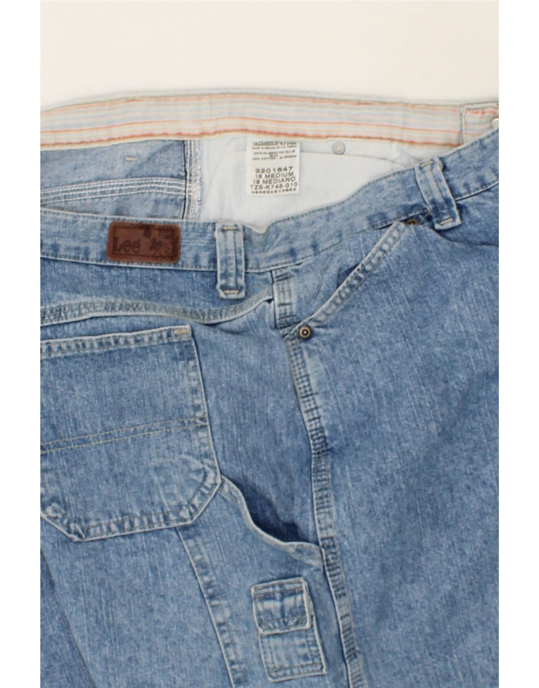LEE Womens Denim Shorts US 18 2XL W36 Blue Cotton Vintage Lee and Second-Hand Lee from Messina Hembry 