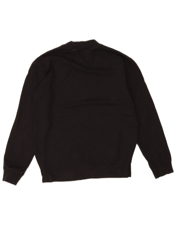 Zara Womens Sweatshirt Jumper UK 14 Medium Black