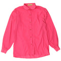 VINTAGE Womens Shirt Blouse UK 12 Medium Pink