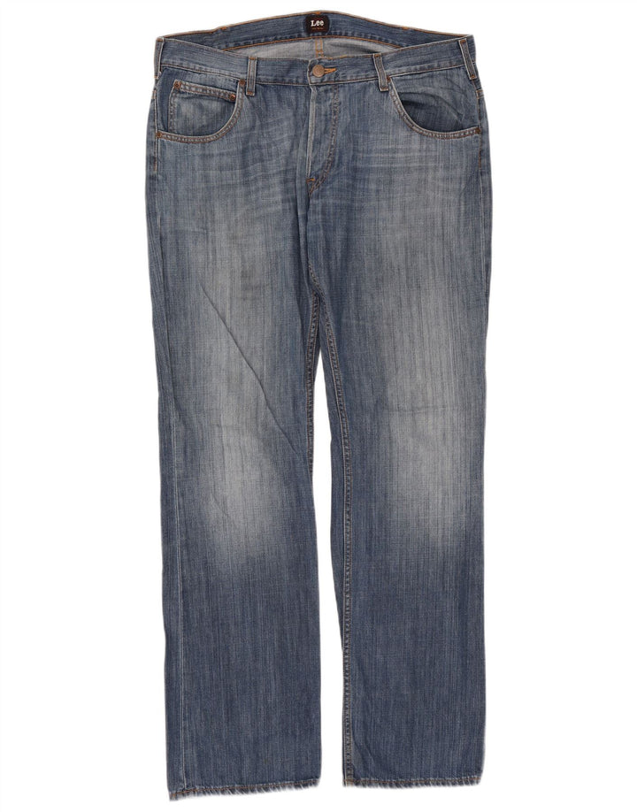 Jeans dritti Lee Knox da uomo W38 L34 cotone blu