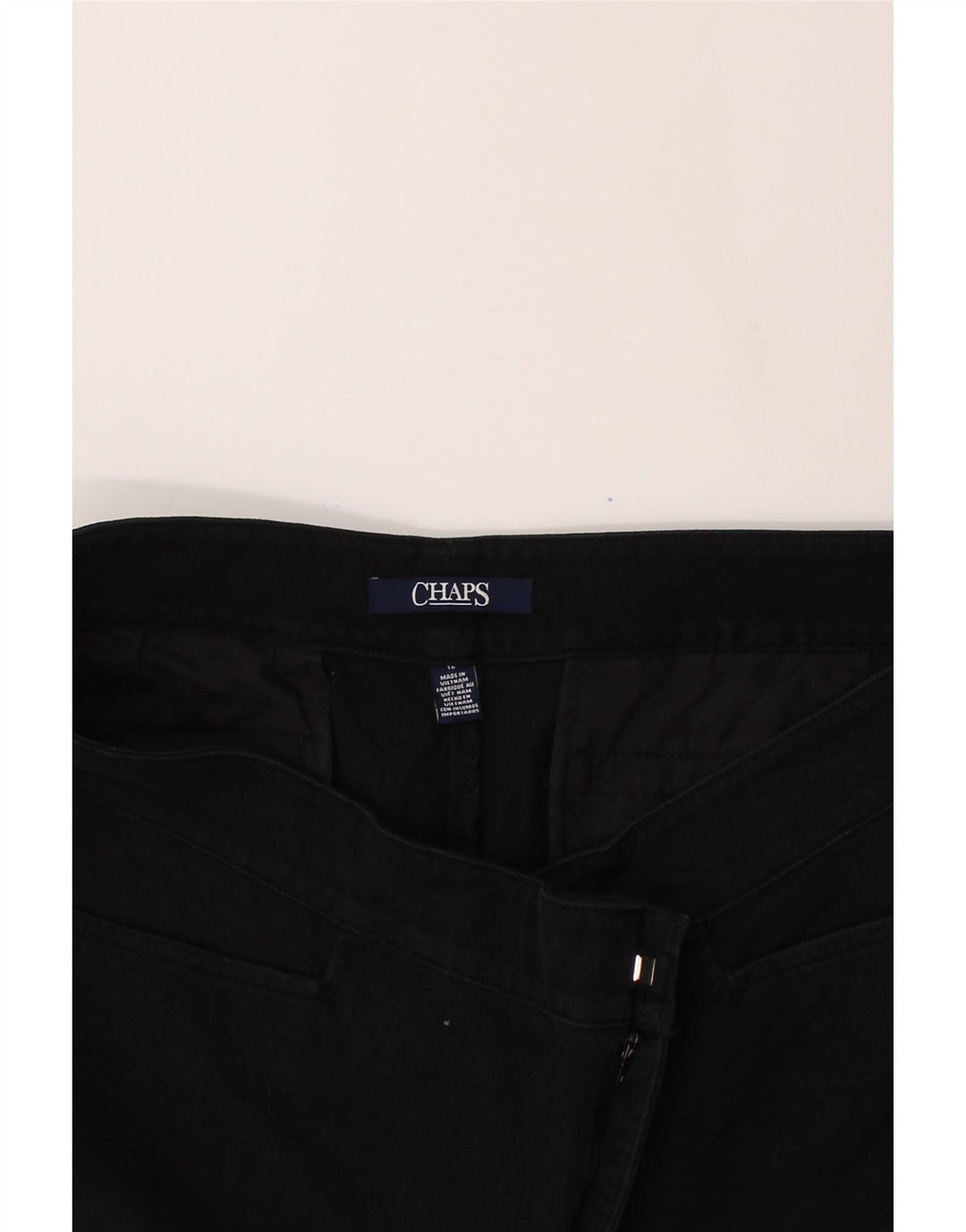 CHAPS Womens Capri Jeans US 16 2XL W36 L20 Black Cotton Vintage Chaps and Second-Hand Chaps from Messina Hembry 
