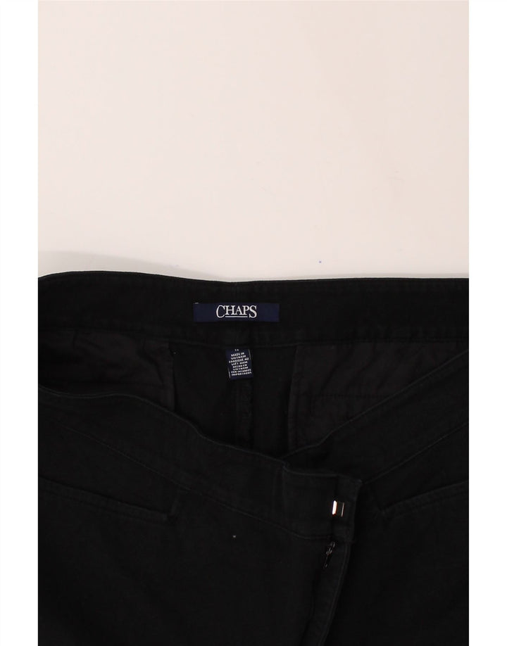 CHAPS Womens Capri Jeans US 16 2XL W36 L20 Black Cotton Vintage Chaps and Second-Hand Chaps from Messina Hembry 