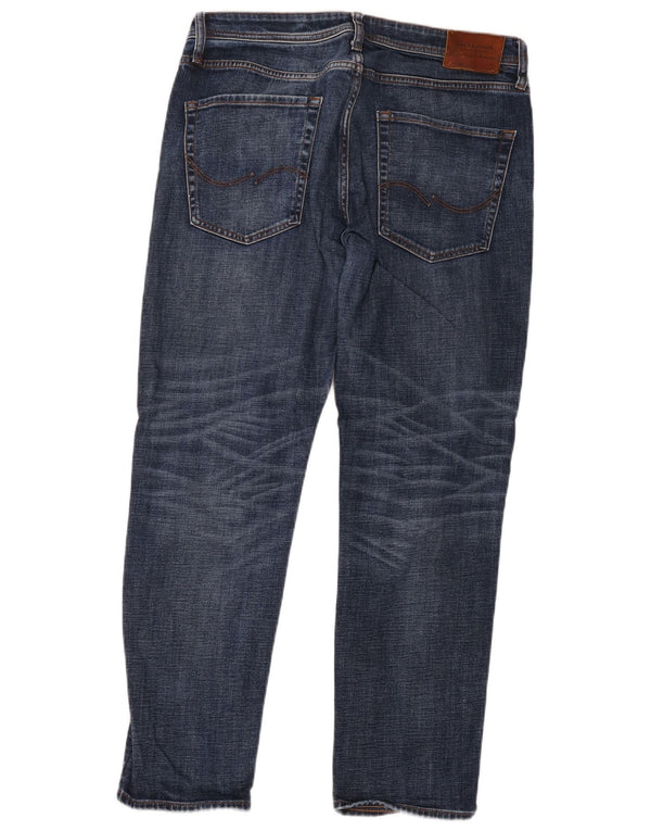 Jack & Jones Herre Mike Comfort Fit Straight Jeans W36 L32 Blå Bomuld