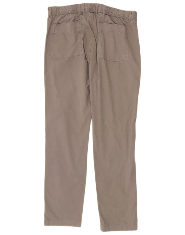 Marks & Spencer Męskie spodnie Chino Slim Fit W34 L31 Szara bawełna