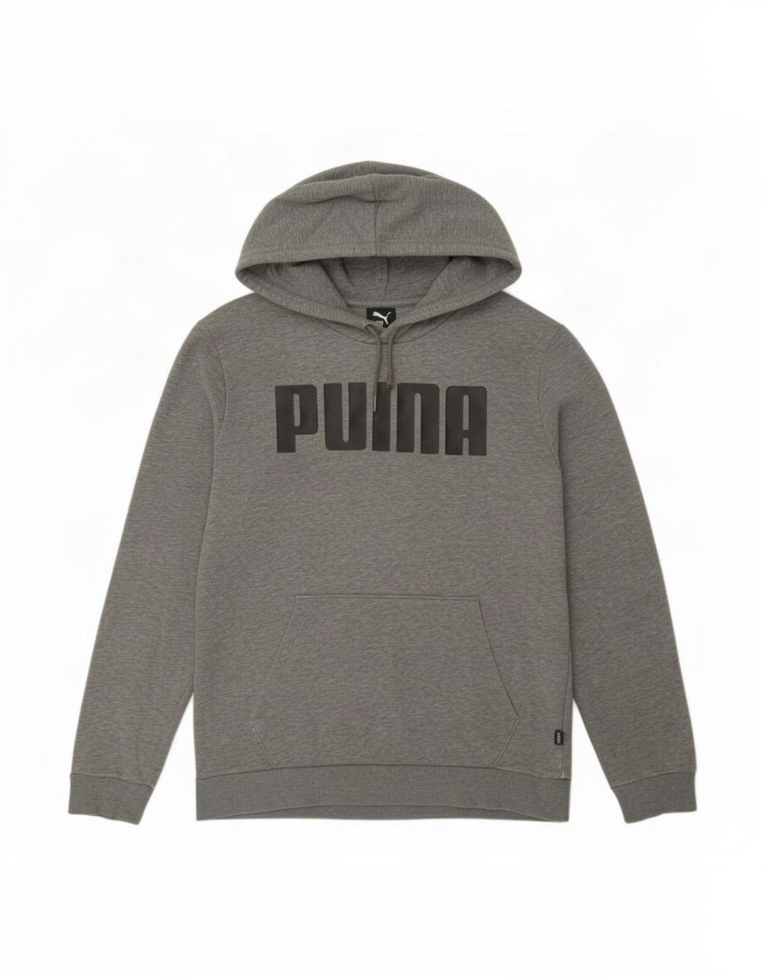 Puma Mens Graphic Hoodie Jumper Pequeno Cinza