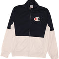 Champion Veste de Survêtement Graphique Homme Bleu Marine Moyen Colourblock