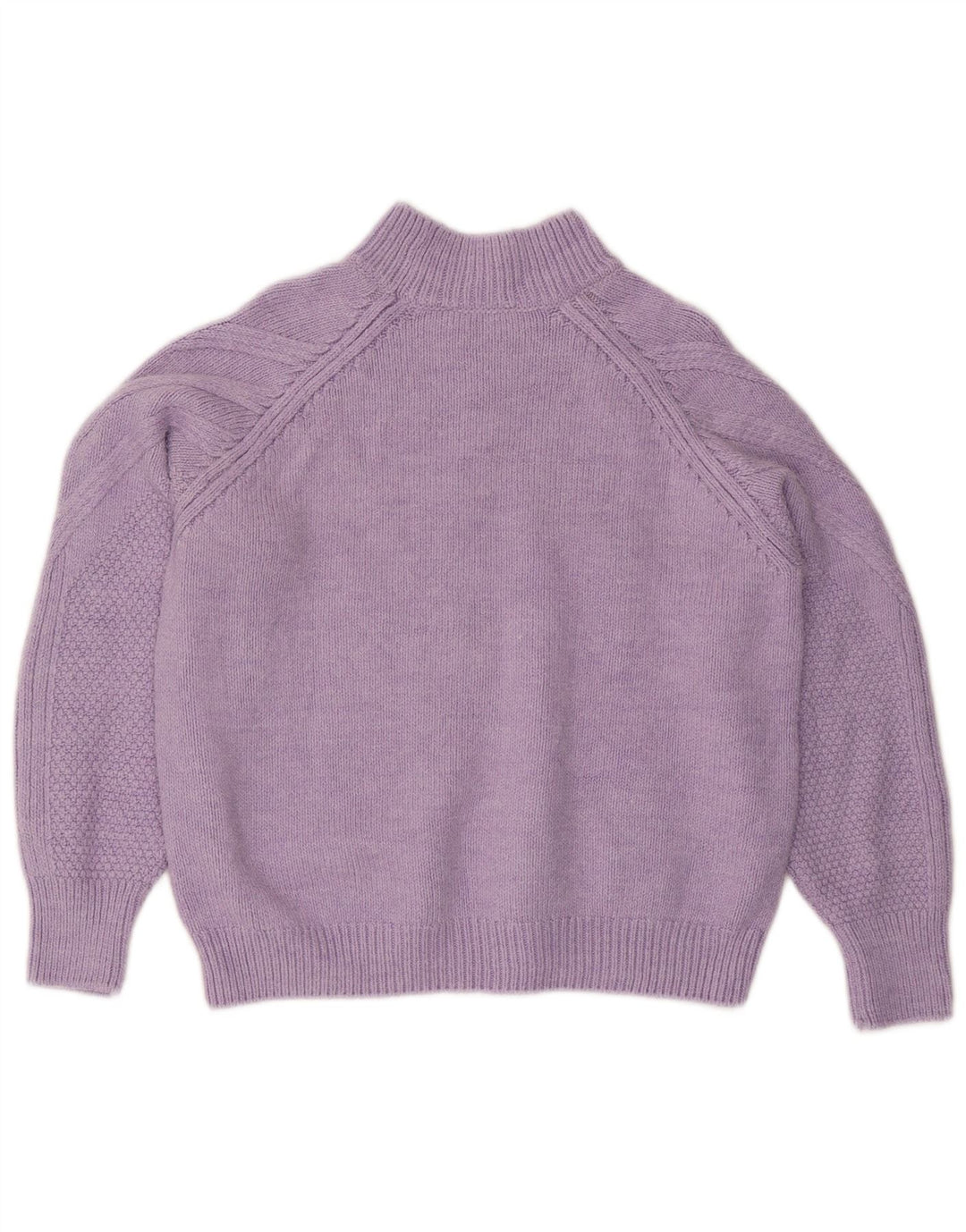 Marks & Spencer Dame Turtle Neck Jumper Sweater UK 14 Medium Purple