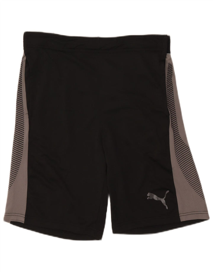 Pantaloni scurți sport grafic PUMA pentru bărbați, mediu negru, color block