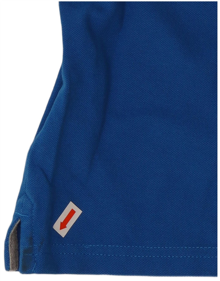 CHAMPION Womens Polo Shirt UK 10 Small Blue