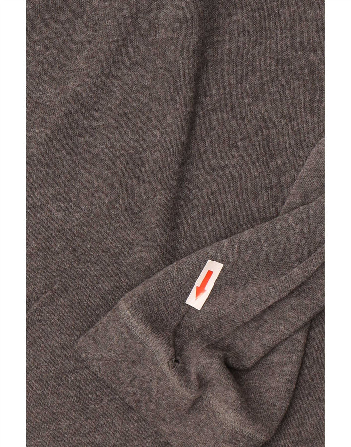Polo a maniche lunghe da uomo Zara 2XL Grigia