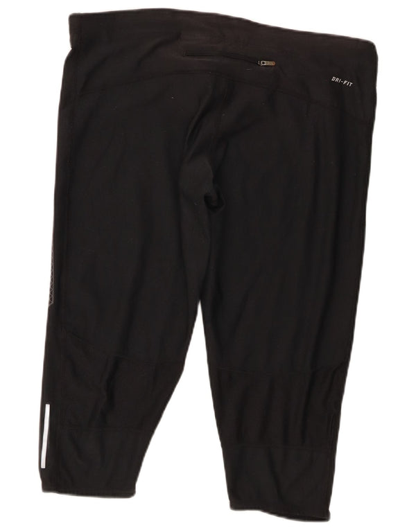 Nike ženske Dri Fit Capri tajice XL crne sportske poliesterske