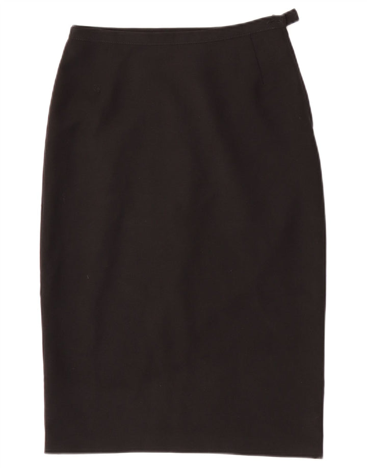 Benetton Damen Bleistiftrock W26 Small Schwarz