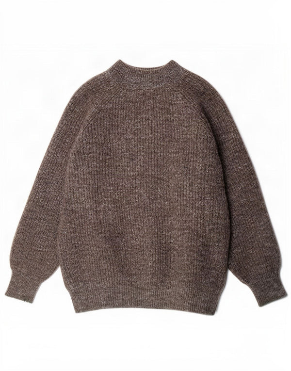 AUSTRALIAN L'ALPINA Herre Turtle Neck sweater IT 54 XL Brun Flecked
