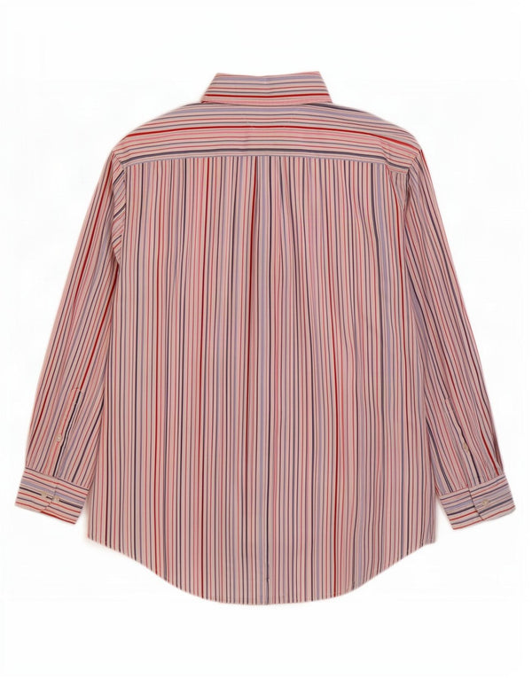 Tommy Hilfiger Chemise Homme Medium Multicolore Rayé Coton Années 80