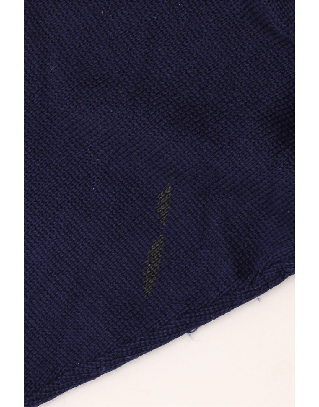 VINTAGE Mens Crew Neck Jumper Sweater Medium Navy Blue Wool