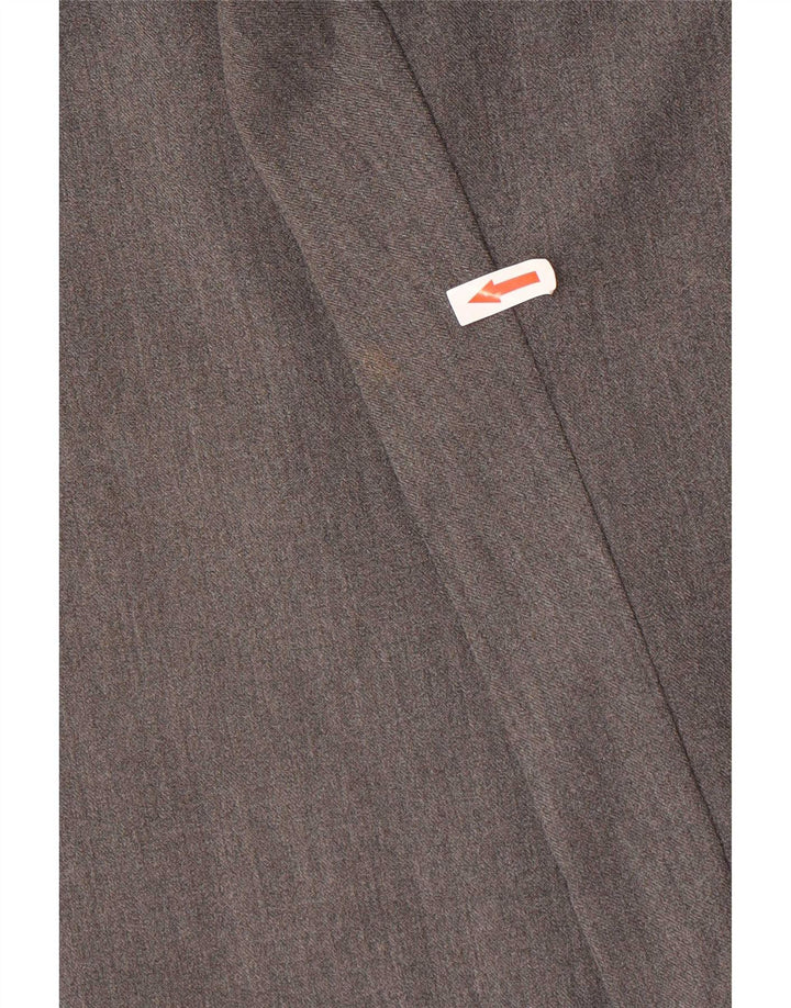 Pantaloni Casual Dritti Uomo Trussardi W35 L32 Poliestere Grigio