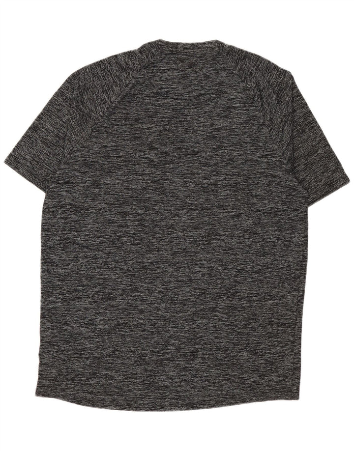 UNDER ARMOUR Mens T-Shirt Top Large Grey Flecked