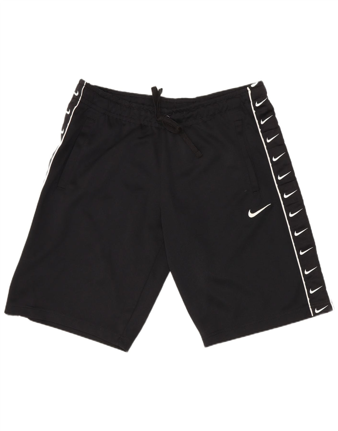 Ανδρικό γραφικό αθλητικό σορτς Nike μεγάλο μαύρο πολυεστέρα
