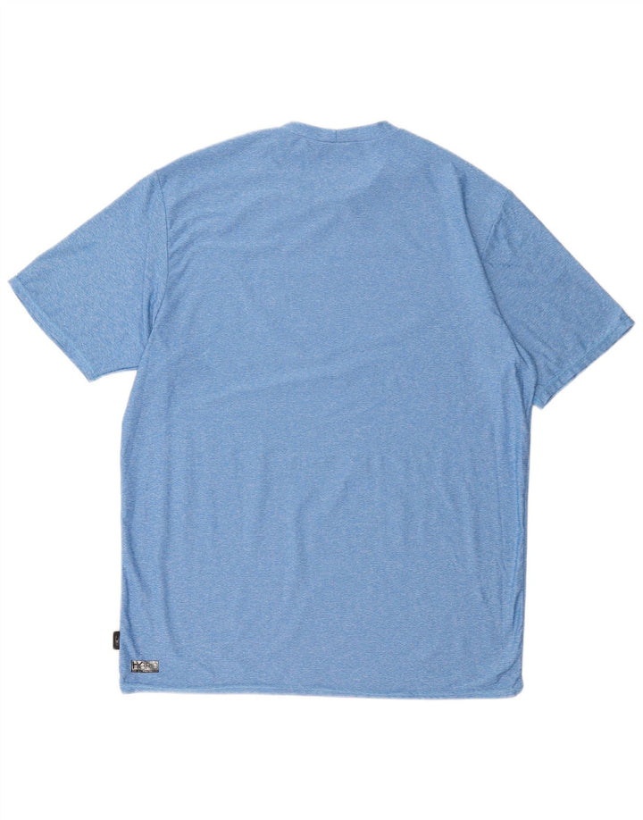 O'Neill Mens Slim Fit T-Shirt Top Large Blue Flecked Polyester