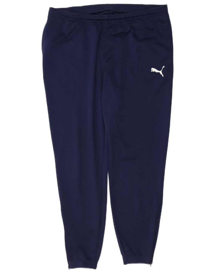Puma Mens Tracksuit Trousers Joggers 2XL Navy Blue