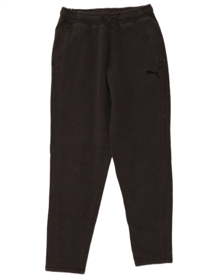 Puma Mens Tracksuit Trousers Medium W32 L30 Grey Cotton