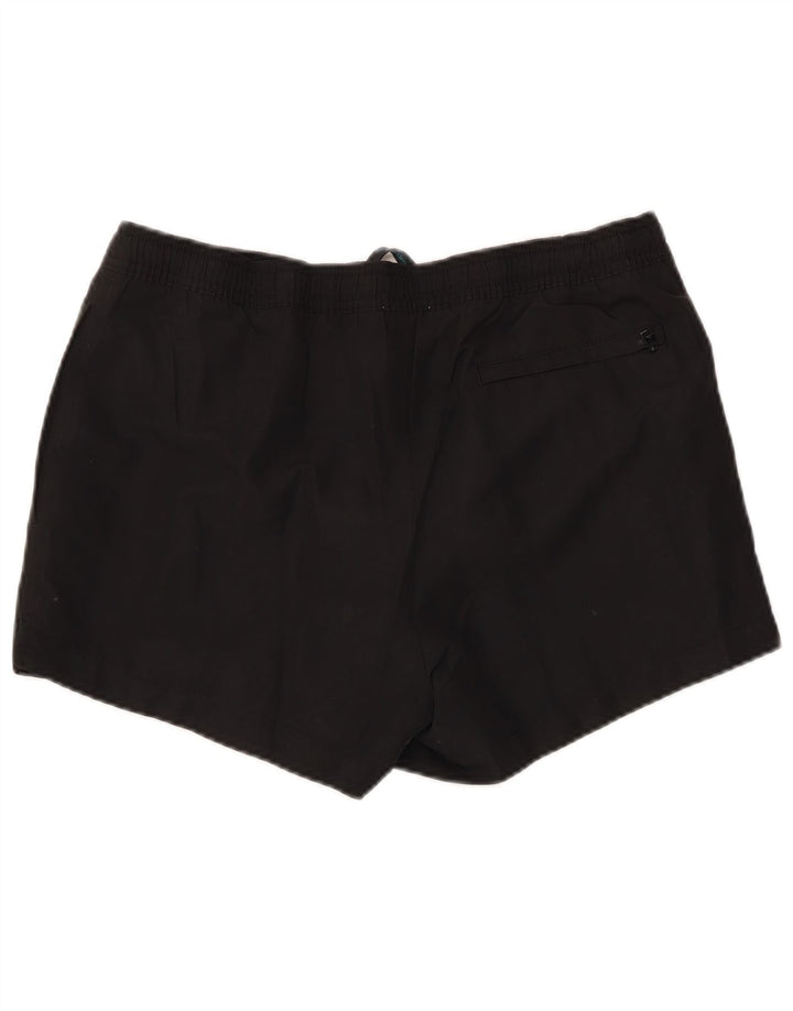 Calvin Klein Mens Graphic Swimming Shorts Medium Black Polyester