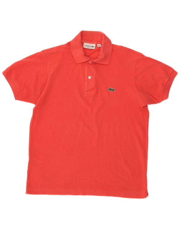 Lacoste Mens Classic Fit Polo Shirt Size 3 Small Red Cotton