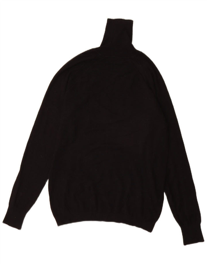 Maglione maglione collo alto da uomo Zara nero medio