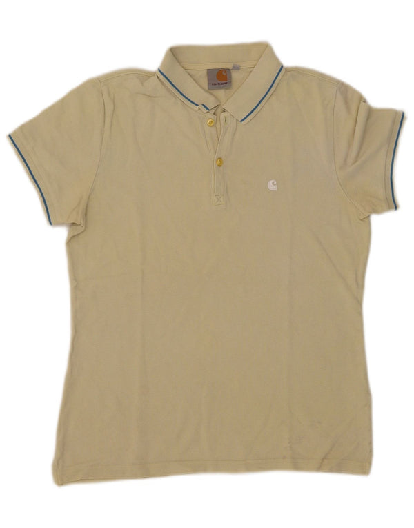 Carhartt herre poloshirt Medium gul bomuld