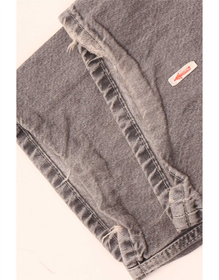 Zara Womens Straight Jeans EU 38 Small W28 L34 Grey Cotton