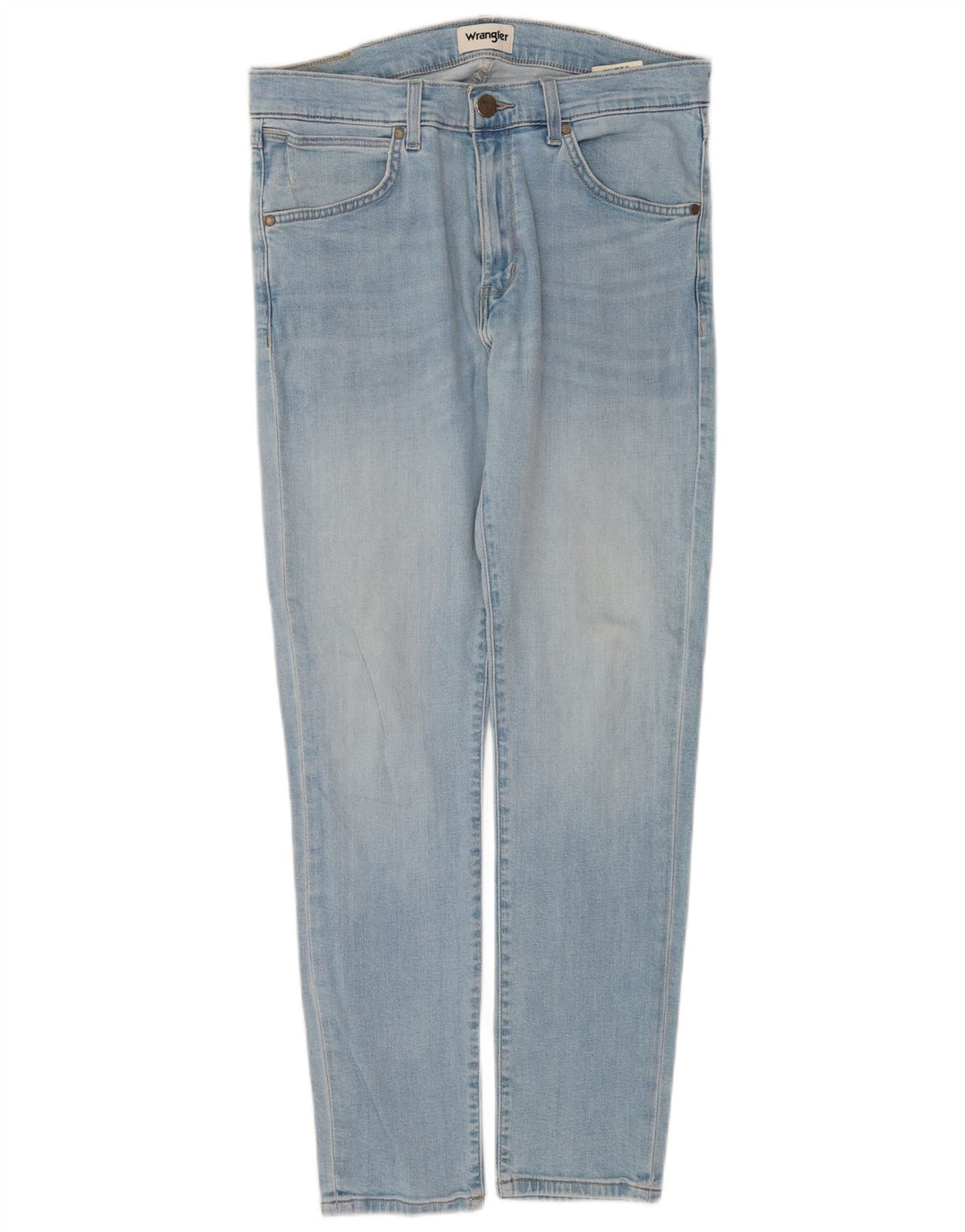 Wrangler Womens Strangler Slim Jeans W33 L29 Blue Cotton