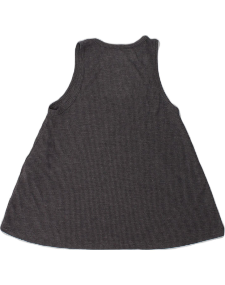 ABERCROMBIE & FITCH Girls Loose Fit Graphic Vest Top 5-6 Years Grey | Vintage Abercrombie & Fitch | Thrift | Second-Hand Abercrombie & Fitch | Used Clothing | Messina Hembry 