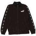 Puma Boys Graphic Tracksuit Top Jacket 13-14 Years Black Cotton