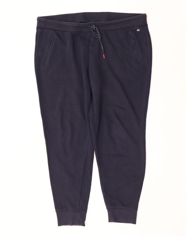 Męskie spodnie dresowe Tommy Hilfiger Joggers XL Granatowe, bawełniane