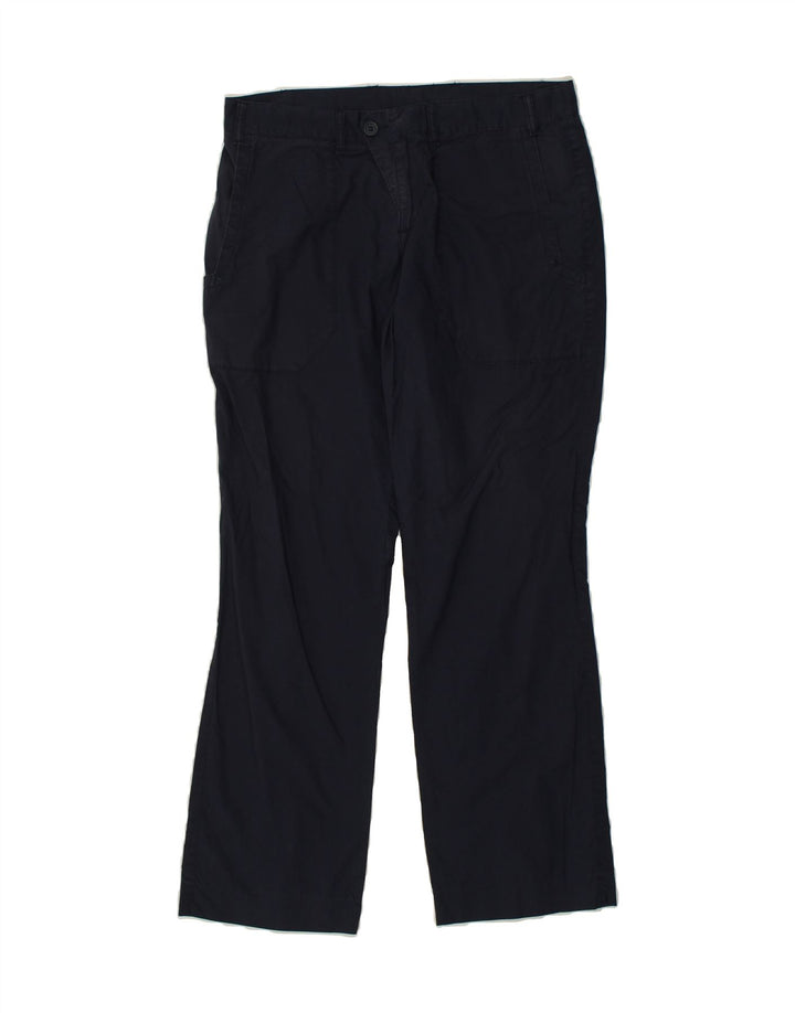 BENETTON Womens Straight Casual Trousers W32 L30 Navy Blue | Vintage Benetton | Thrift | Second-Hand Benetton | Used Clothing | Messina Hembry 